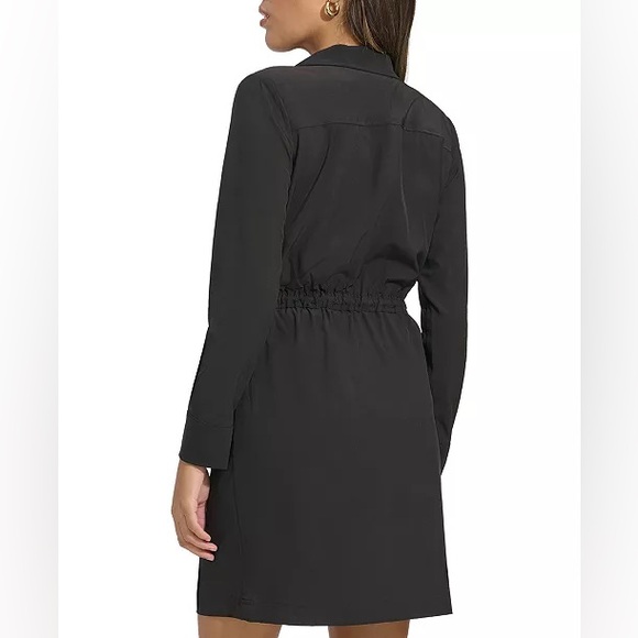 NWT  Calvin Klein  Black Long Sleeve Sheath Dress - 6 - Picture 4 of 9